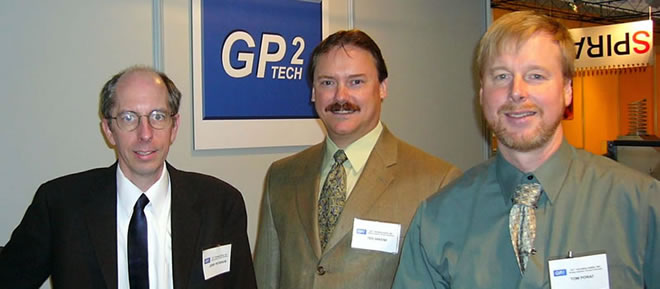 The GP2 Technologies, Inc. partners - From left: Jerry Peterson, Ted Greene and Tom Porat.